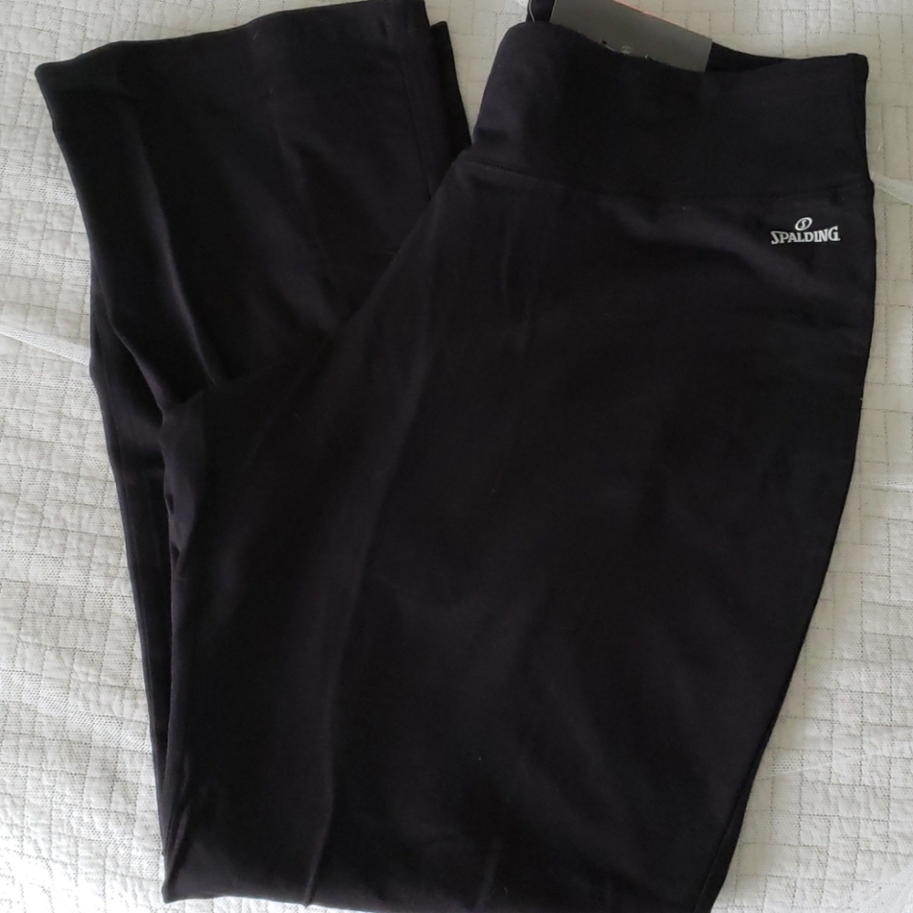 Spalding yoga pants so 1X